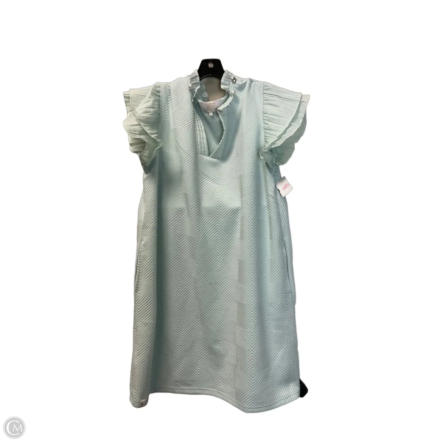 Dress Casual Short By Simply Southern In Teal, Size: L