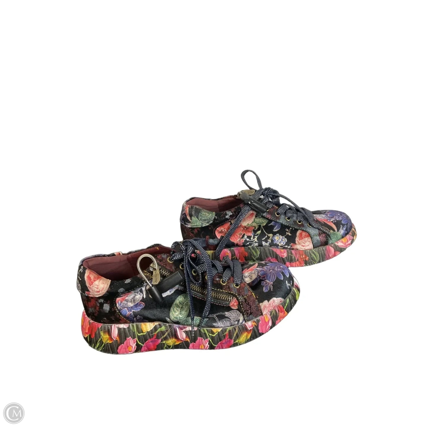 Shoes Sneakers By Spring Step In Floral Print, Size: 10