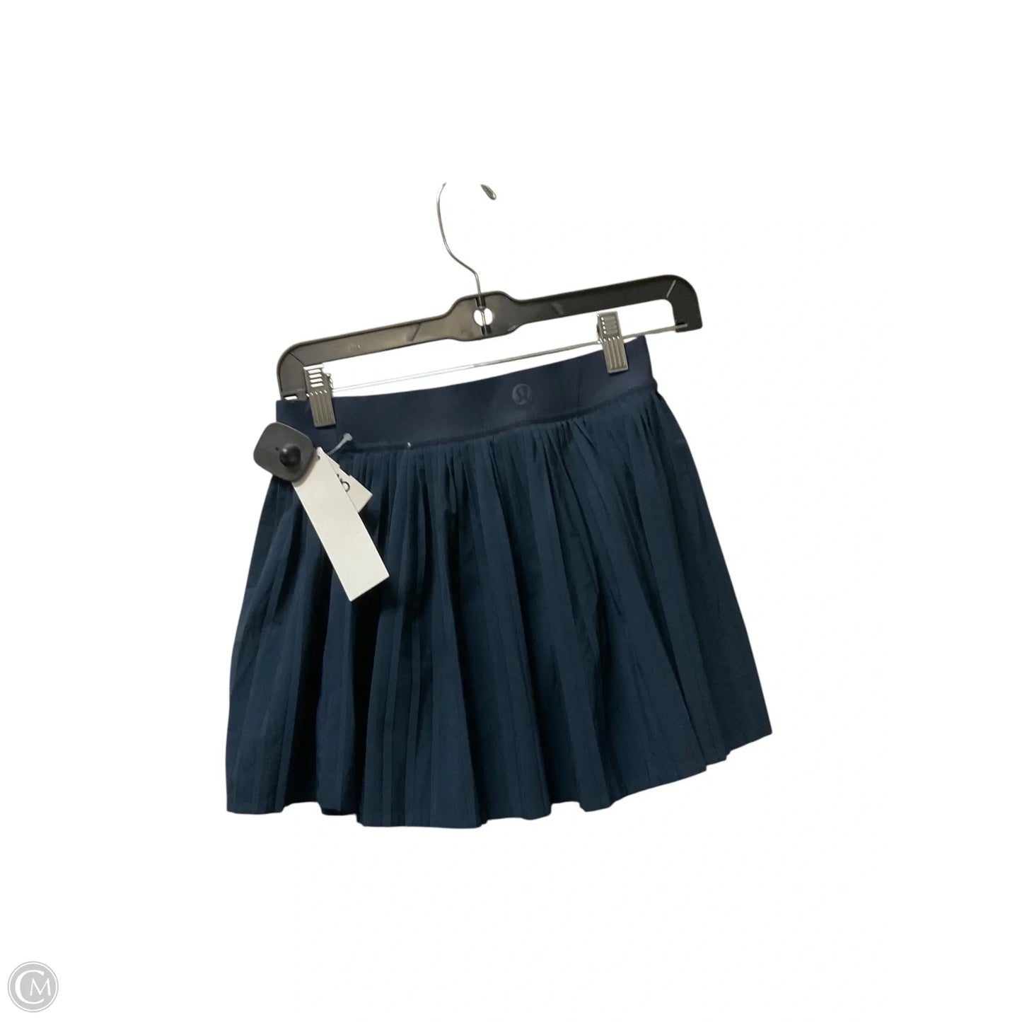 Athletic Skort By Lululemon In Blue, Size: 4