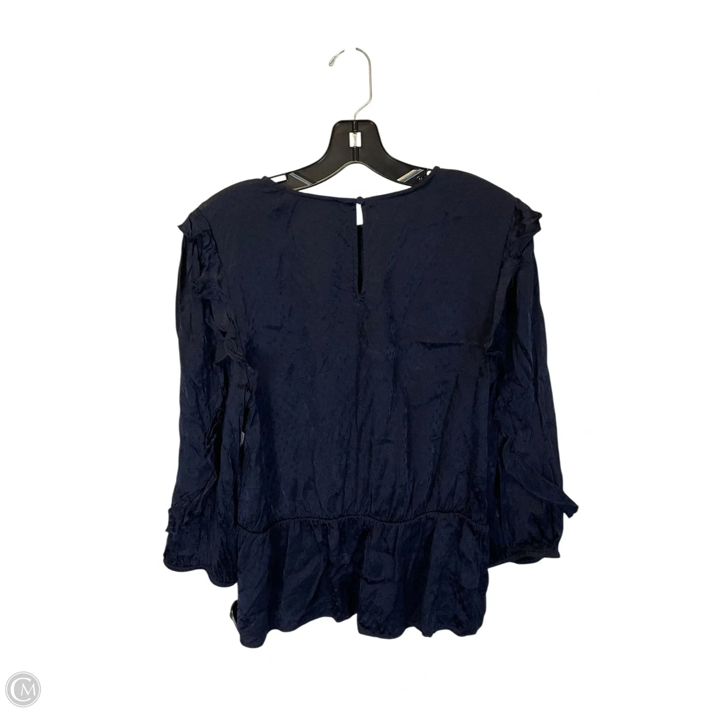 Top Long Sleeve By Express In Blue, Size: L