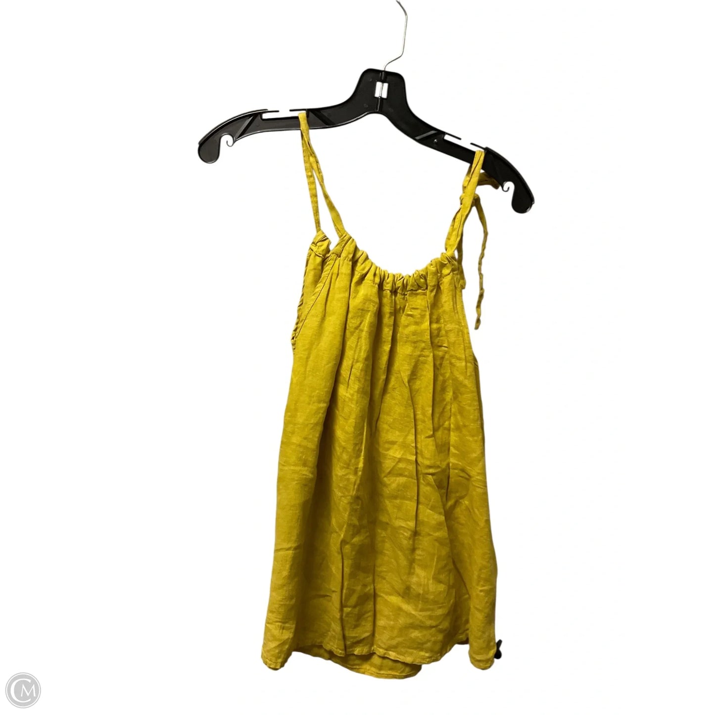 Top Sleeveless By Clothes Mentor In Yellow, Size: L