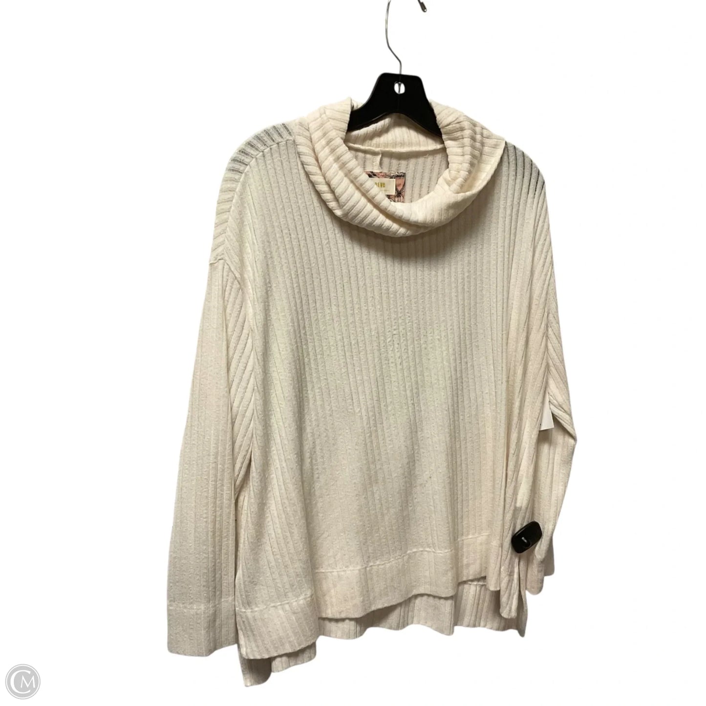 Top Long Sleeve By Maeve In Cream, Size: S