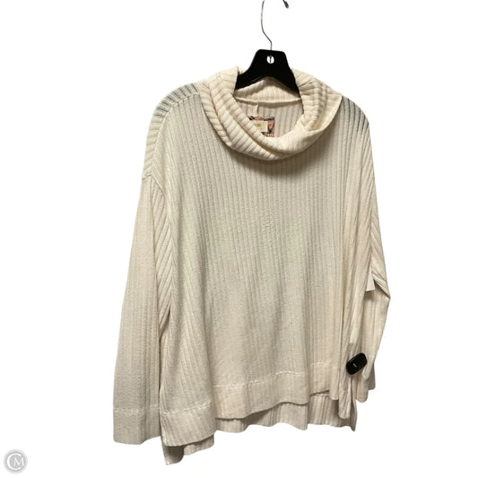 Top Long Sleeve By Maeve In Cream, Size: S