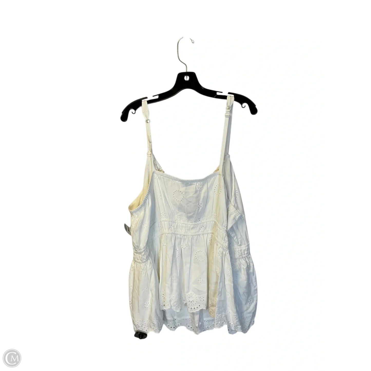Top Sleeveless By Torrid In White, Size: 3x