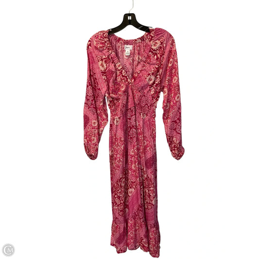 Dress Casual Maxi By Japna In Pink, Size: M