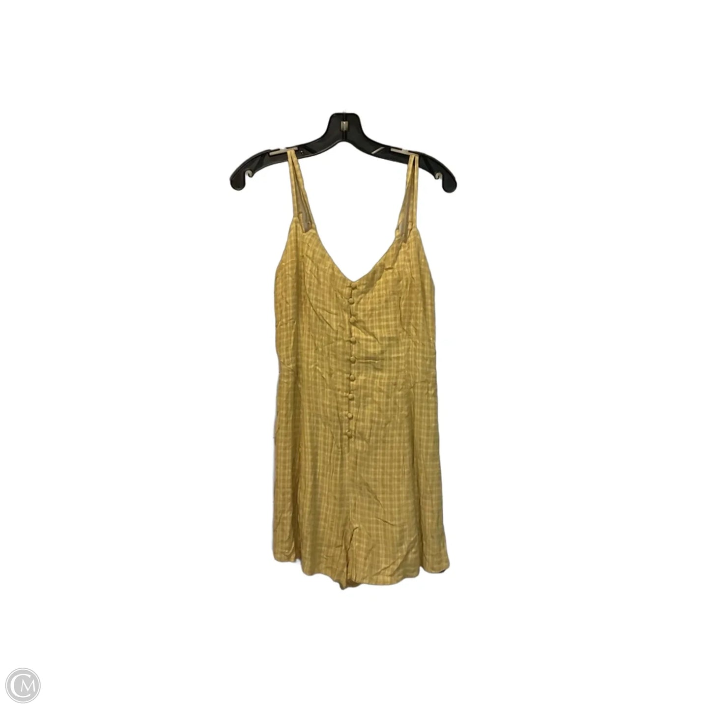 Dress Casual Short By Clothes Mentor In Yellow, Size: Xxsp