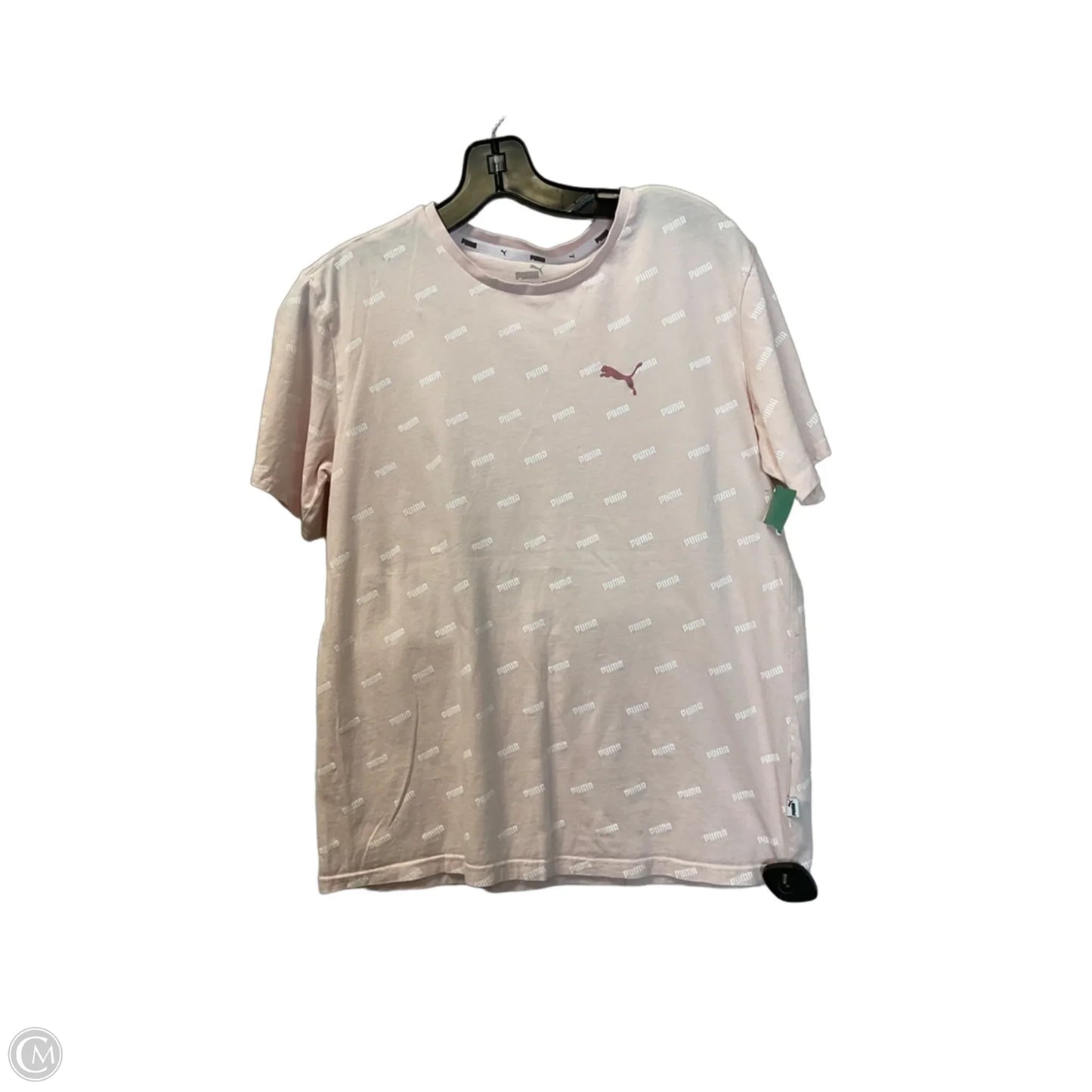 Top Short Sleeve By Puma In Pink, Size: S