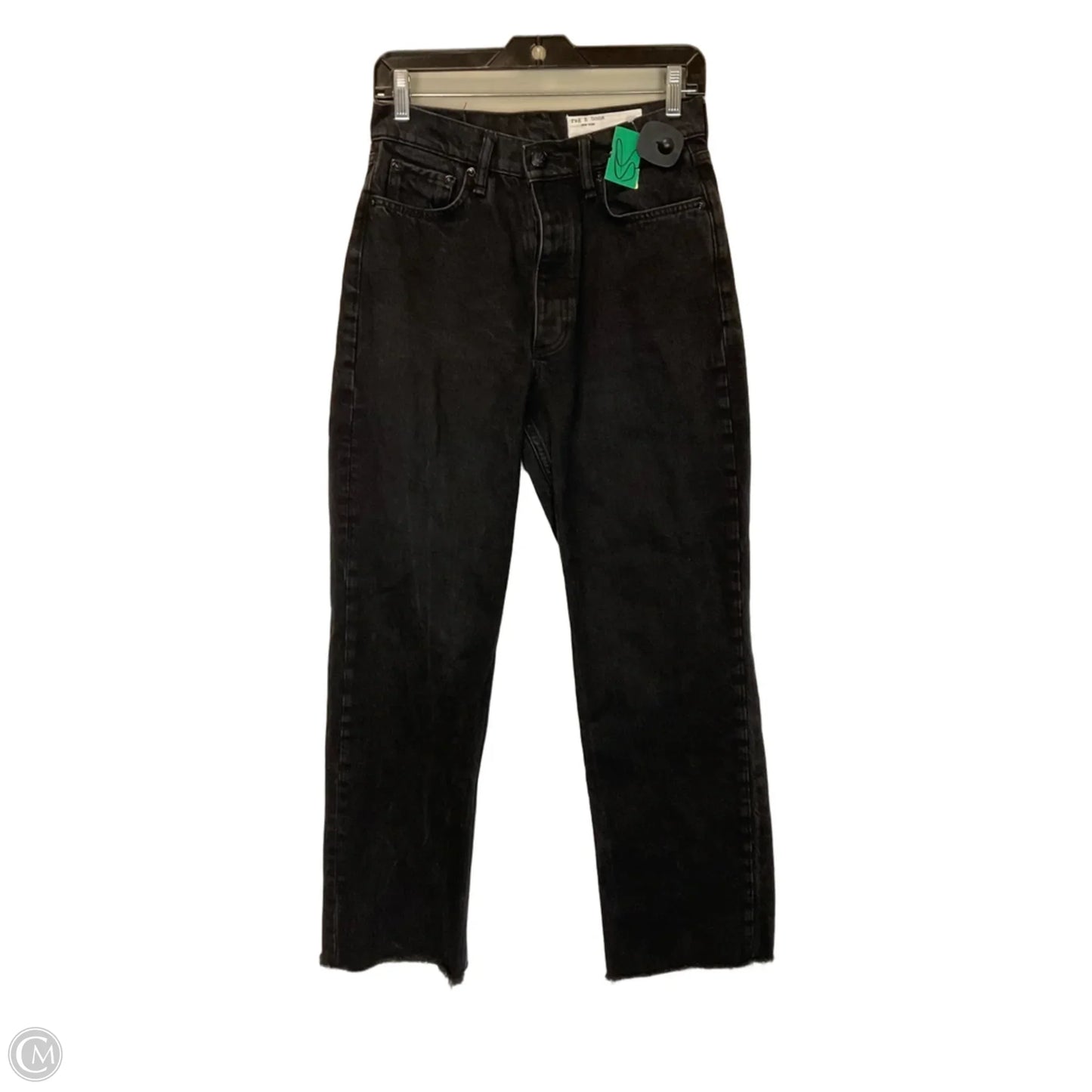 Jeans Straight By Rag And Bone In Black, Size: 4
