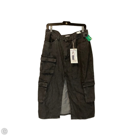 Skirt Maxi By Clothes Mentor In Grey, Size: Xl