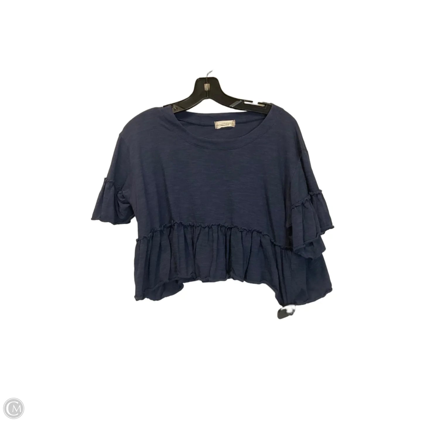 Top Short Sleeve By Altard State In Blue, Size: L