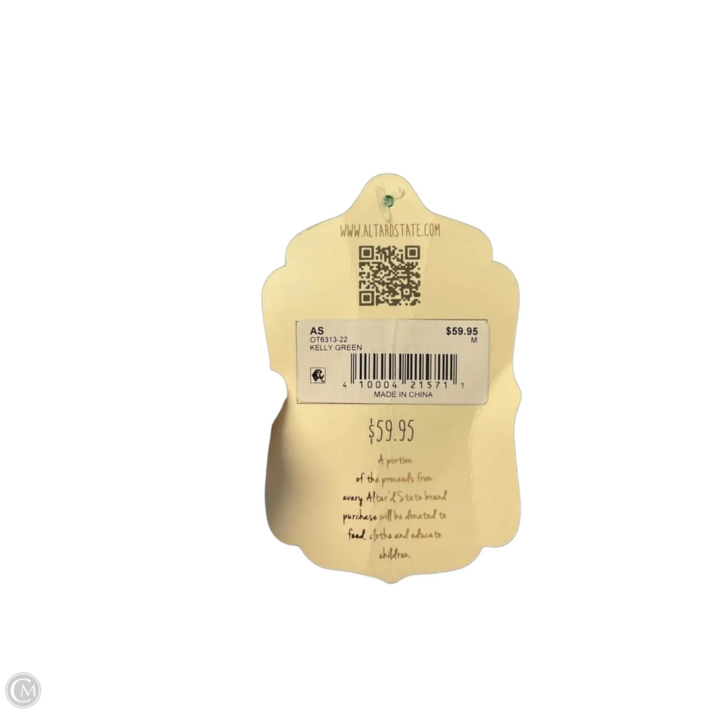 Top Sleeveless By Altard State In Green, Size: M