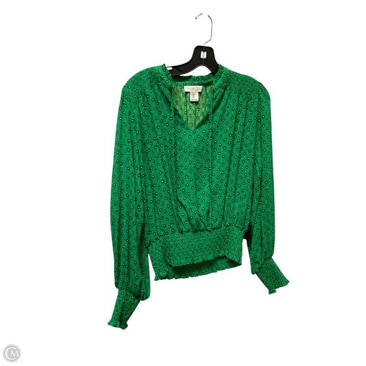 Top Long Sleeve By Rachel Zoe In Green, Size: S