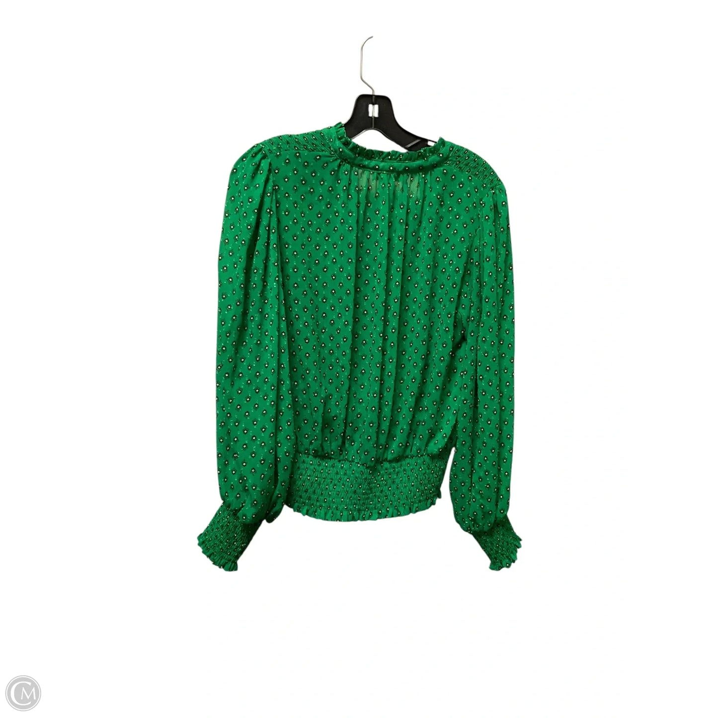 Top Long Sleeve By Rachel Zoe In Green, Size: S