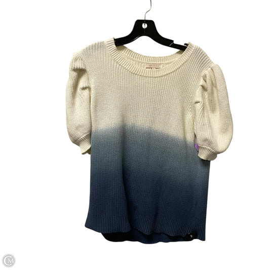 Top Short Sleeve By Skies Are Blue In Blue, Size: L