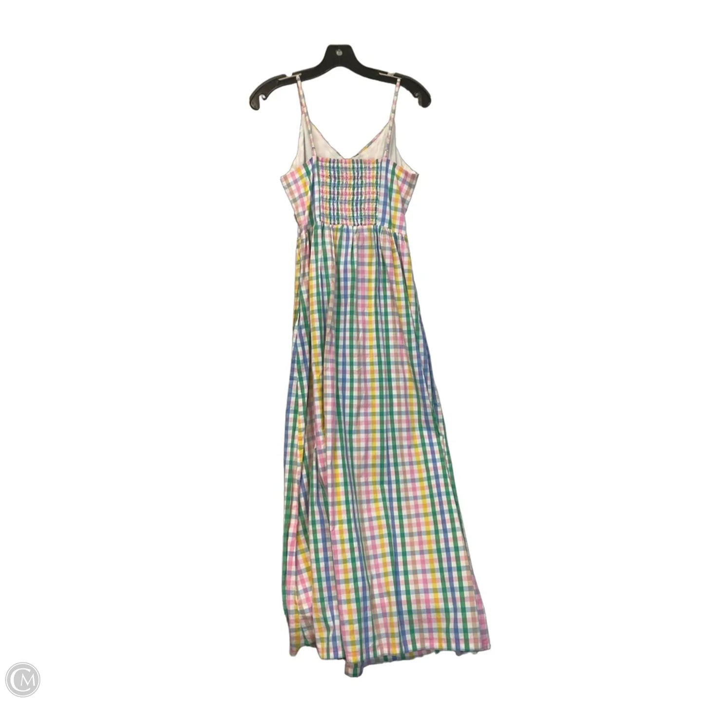 Dress Casual Maxi By J. Crew In Plaid Pattern, Size: 2