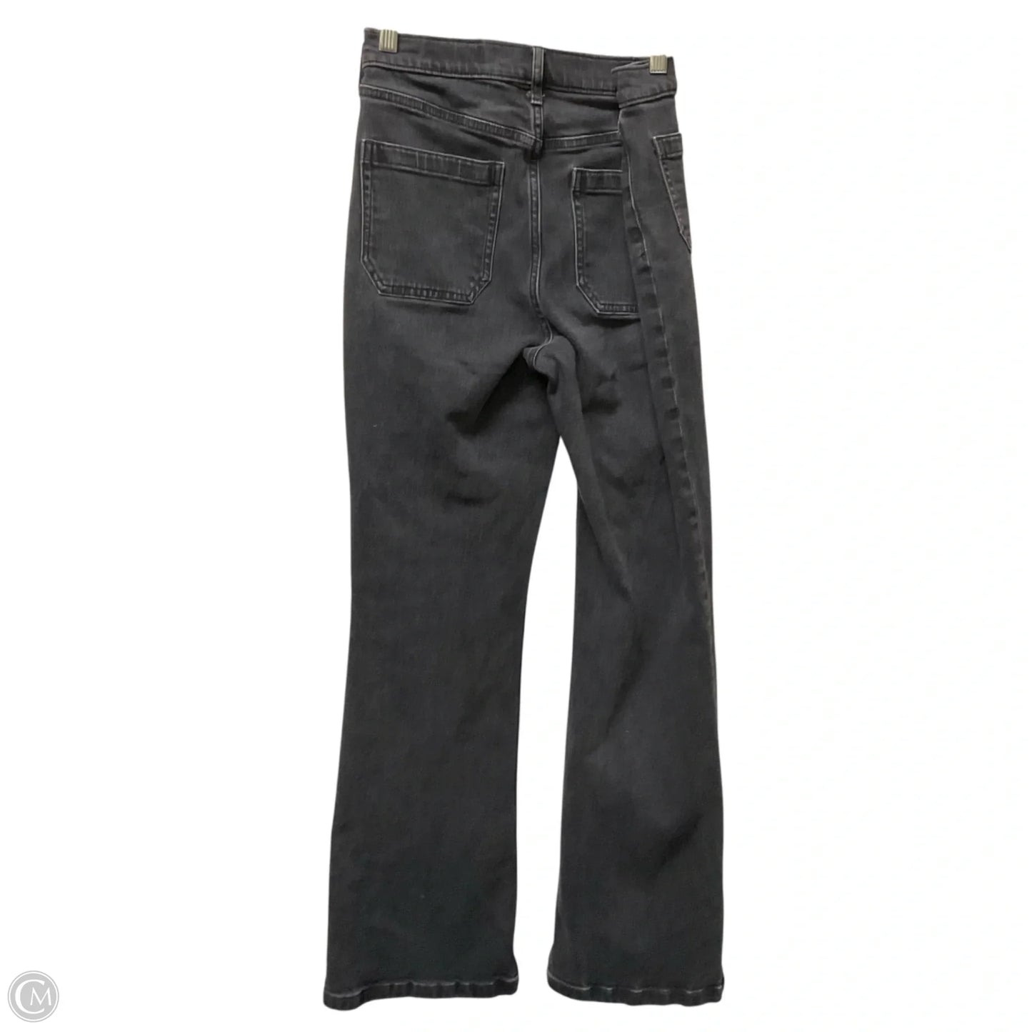 Jeans Straight By Gap In Black Denim, Size: 6