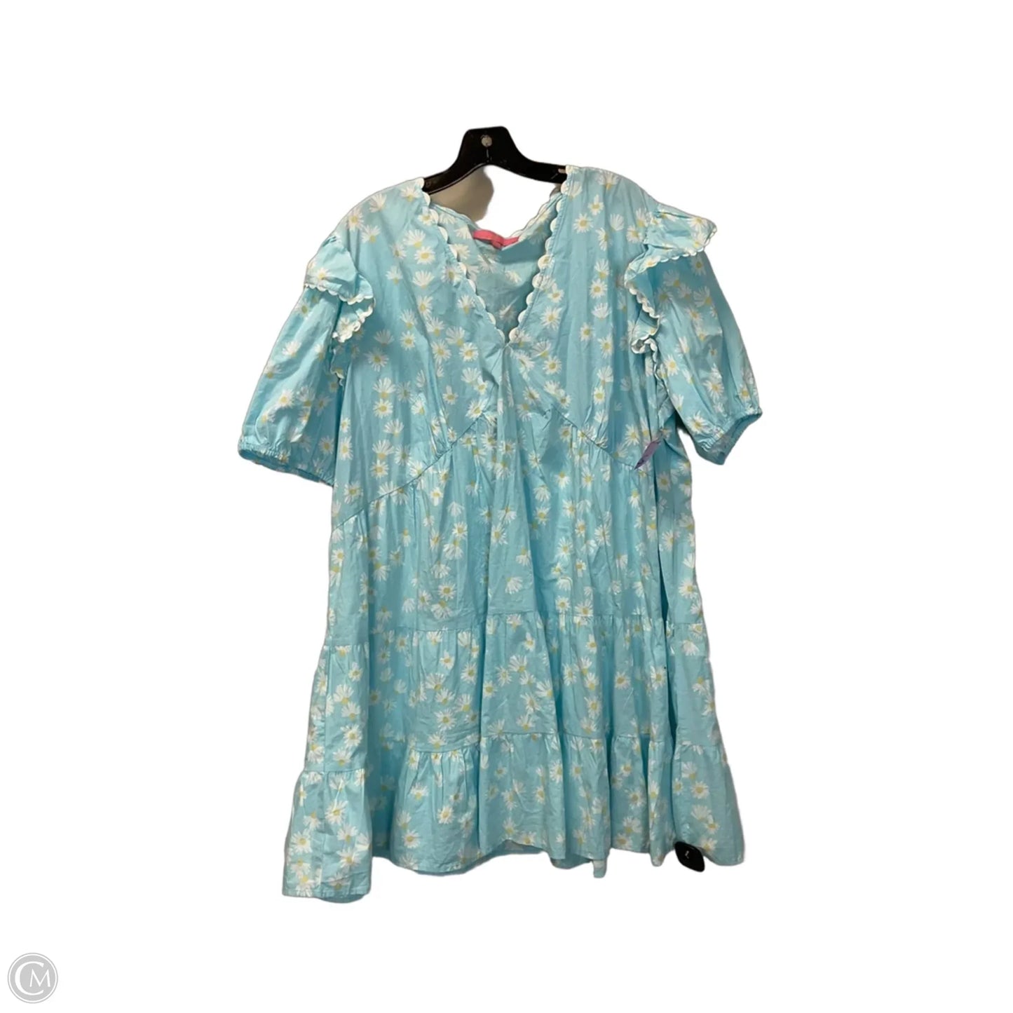 Dress Casual Midi By Simply Southern In Blue, Size: Xxl