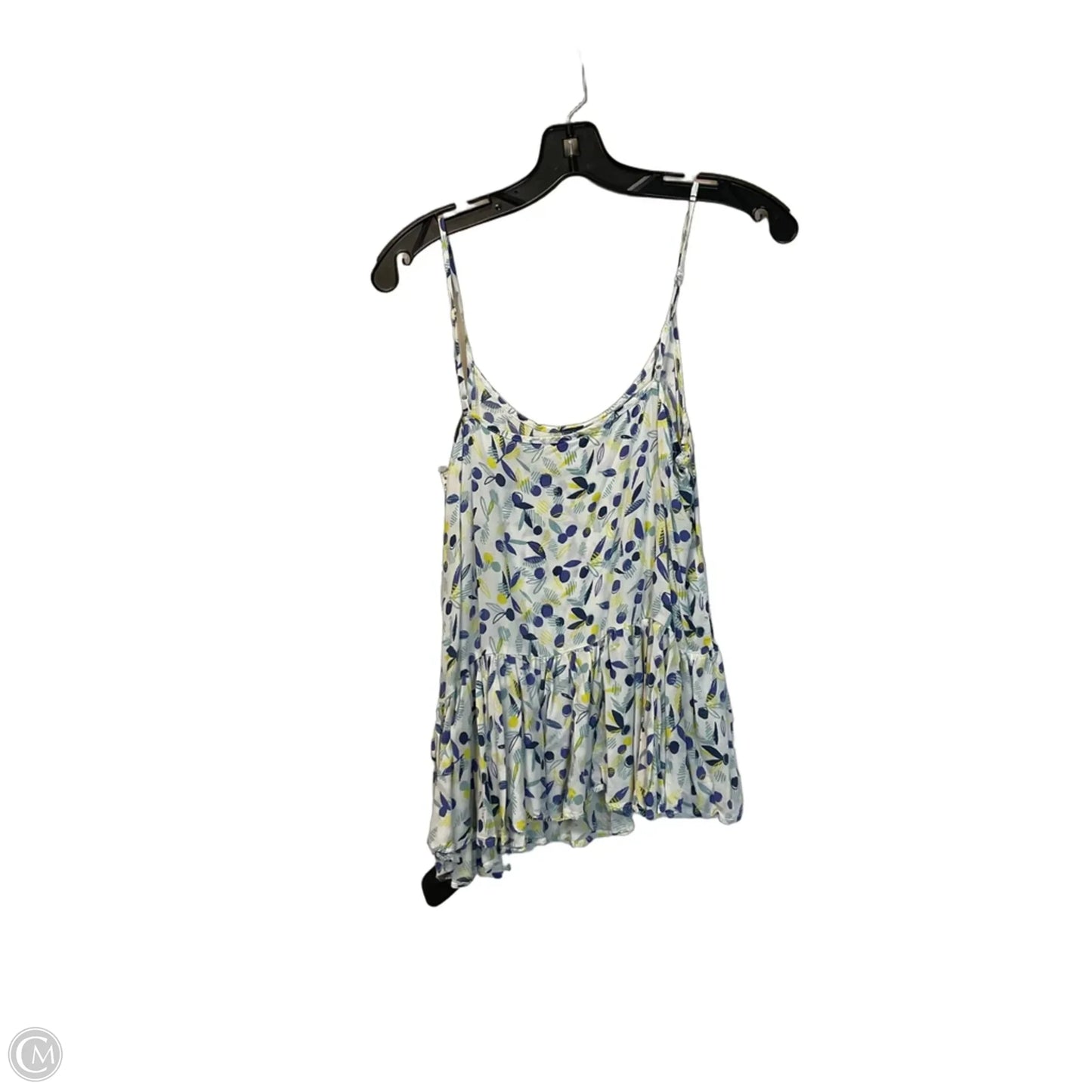 Top Sleeveless By Old Navy In Blue & White, Size: M