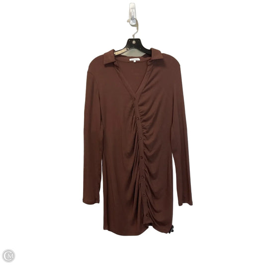 Dress Casual Short By Crescent Drive In Brown, Size: L
