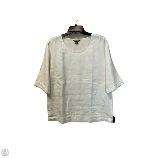 Top 3/4 Sleeve By Tommy Bahama In White, Size: S