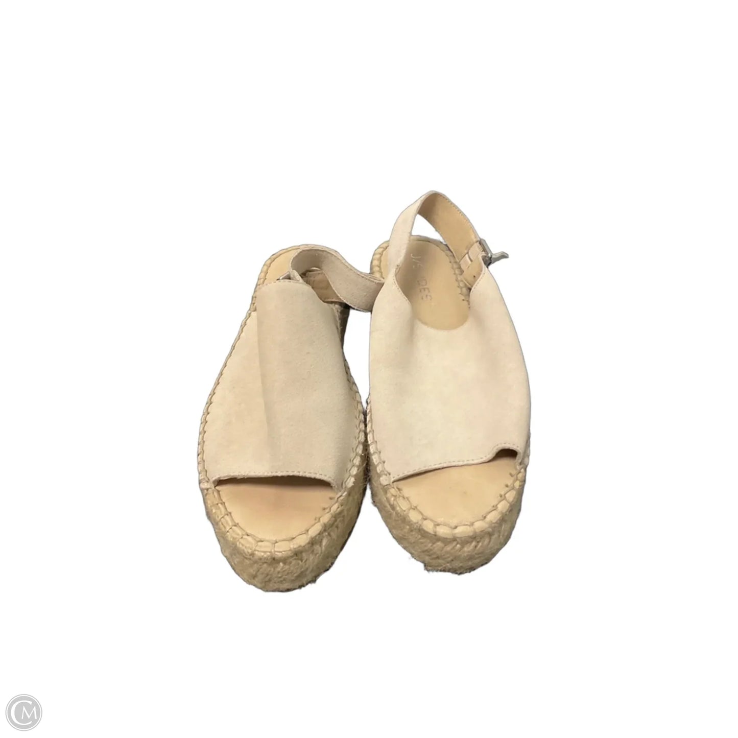Shoes Flats By J Slides In Cream, Size: 7