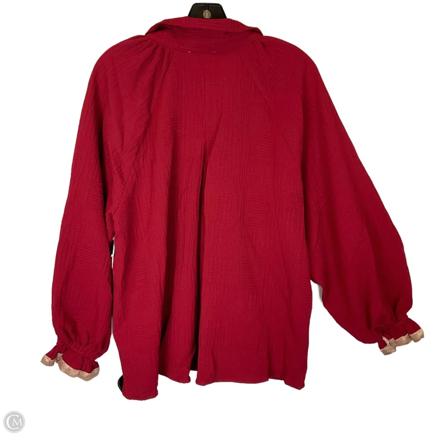 Top Long Sleeve By Umgee In Red, Size: M