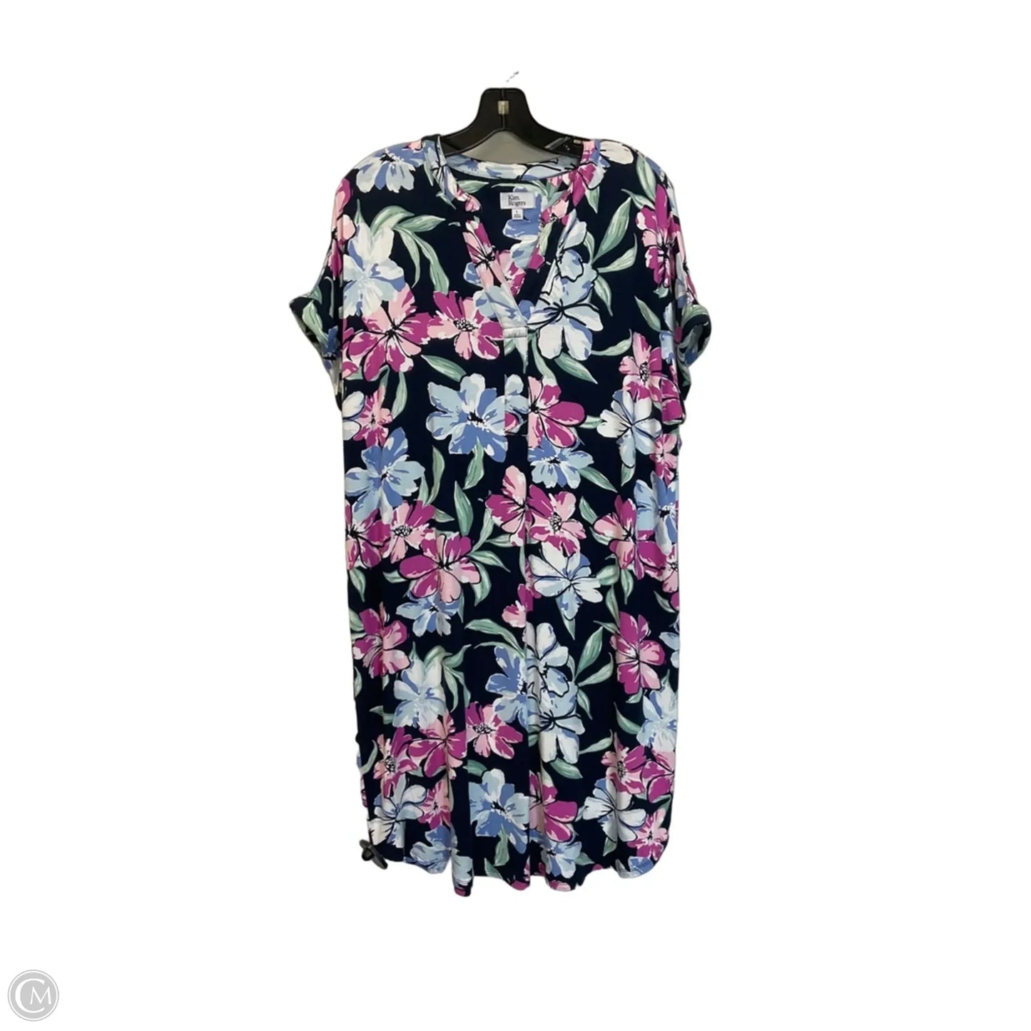 Dress Casual Short By Kim Rogers In Navy, Size: L