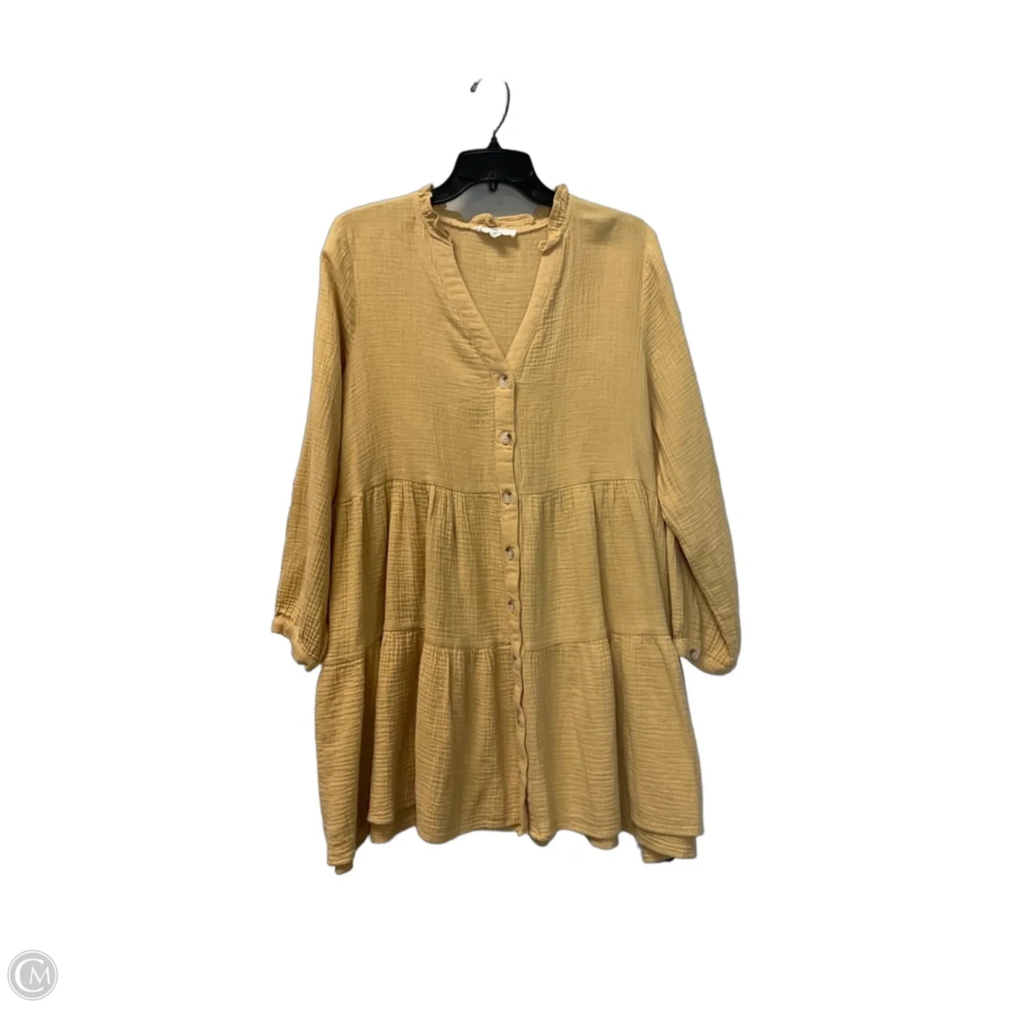 Dress Casual Short By Entro In Yellow, Size: S