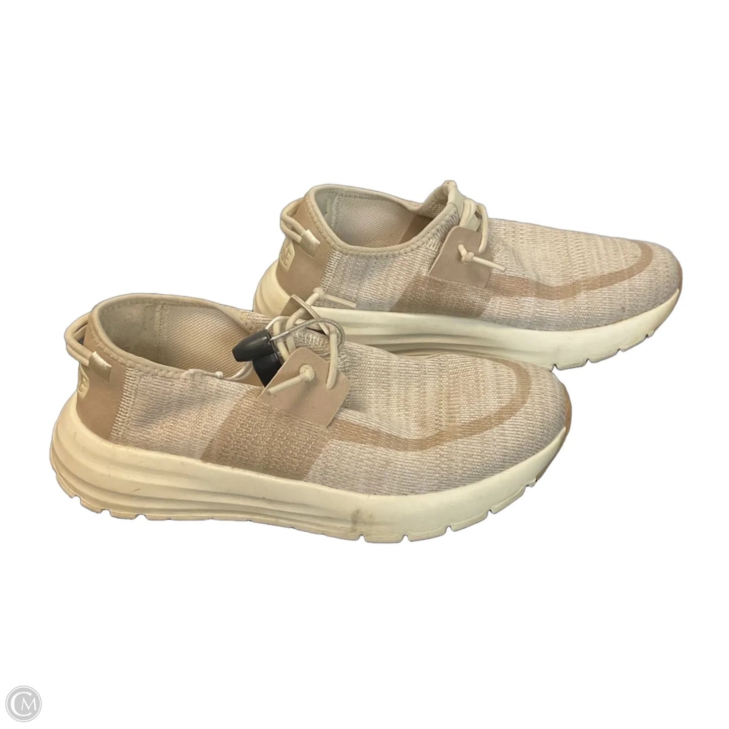 Shoes Sneakers By Hey Dude In Cream, Size: 7