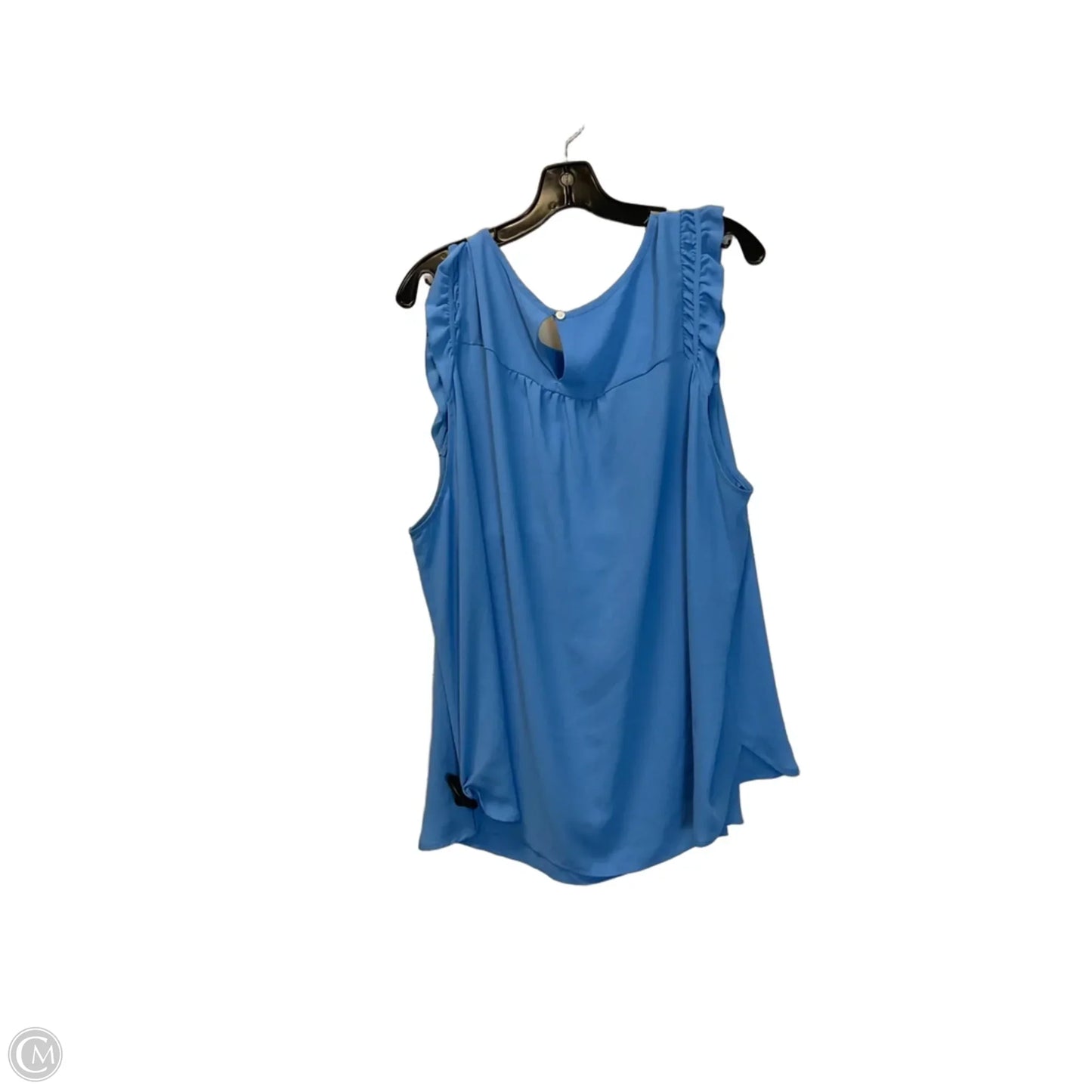Top Sleeveless By Loft In Blue, Size: 22