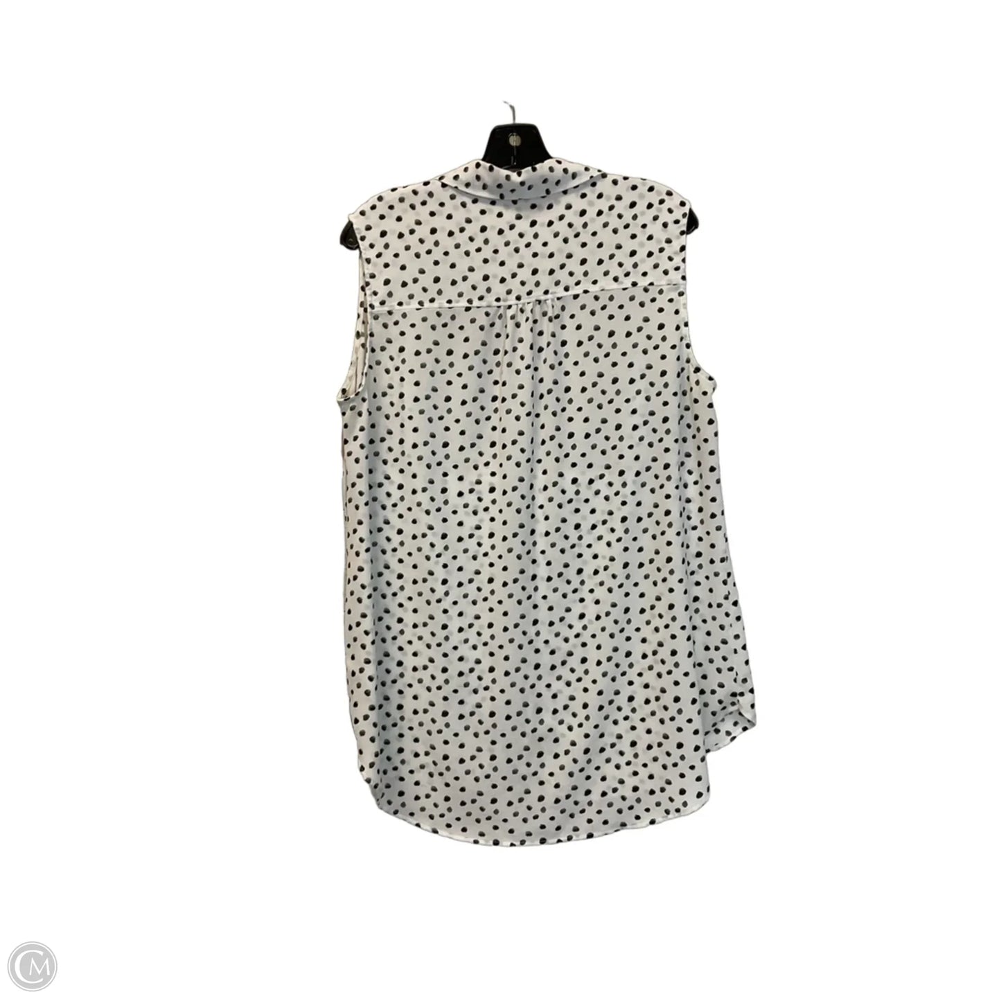 Top Sleeveless By Merona In Polkadot Pattern, Size: Xxl