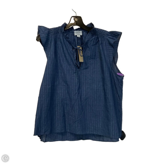 Top Sleeveless By J. Crew In Blue, Size: Xl