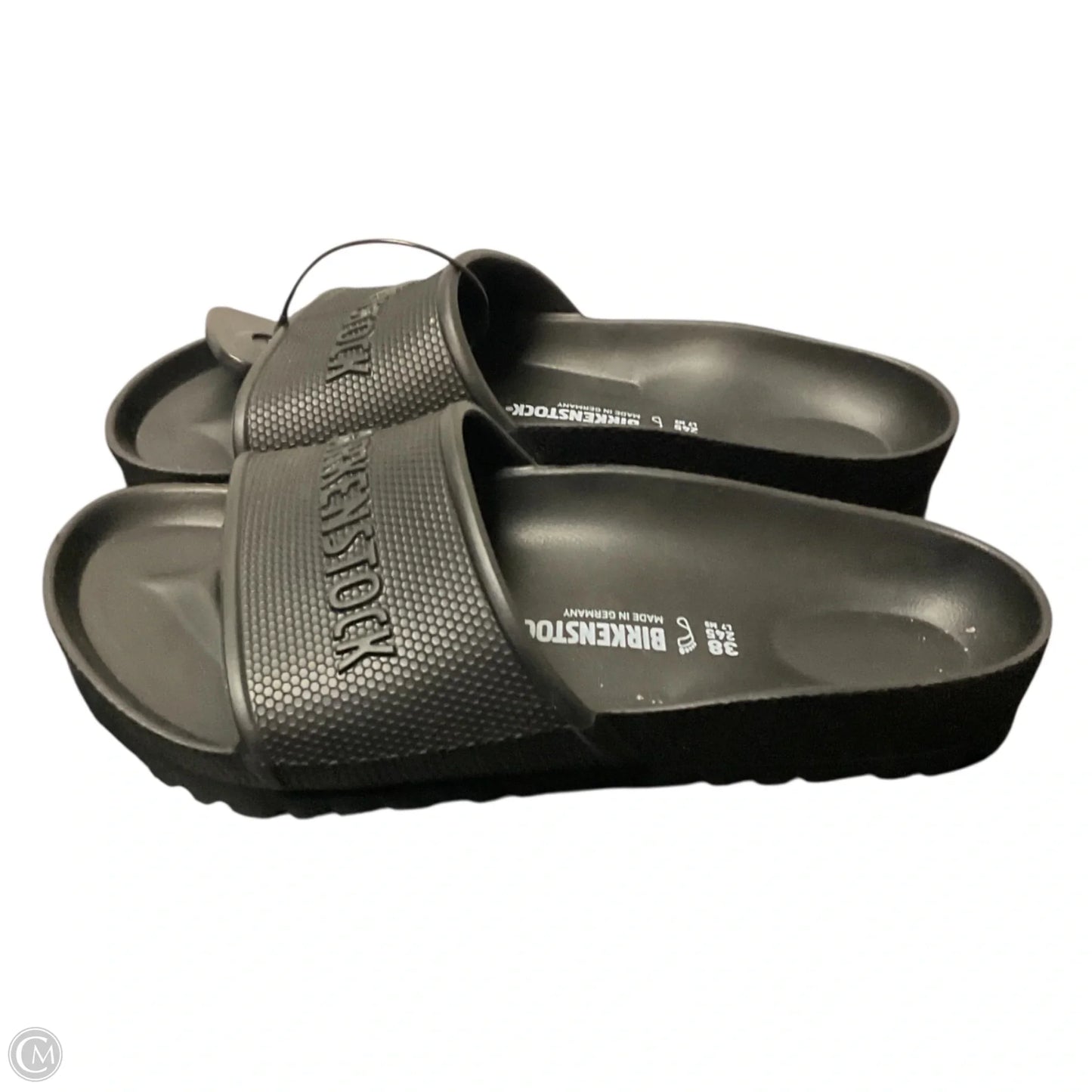 Sandals Flats By Birkenstock In Black, Size: 7