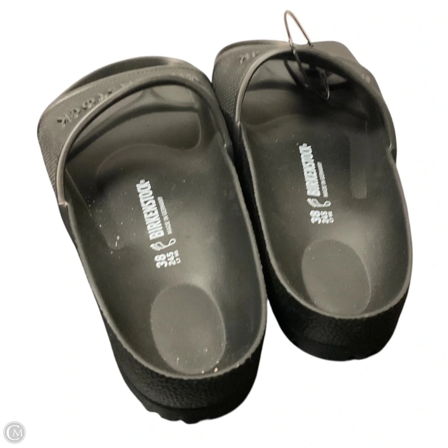 Sandals Flats By Birkenstock In Black, Size: 7
