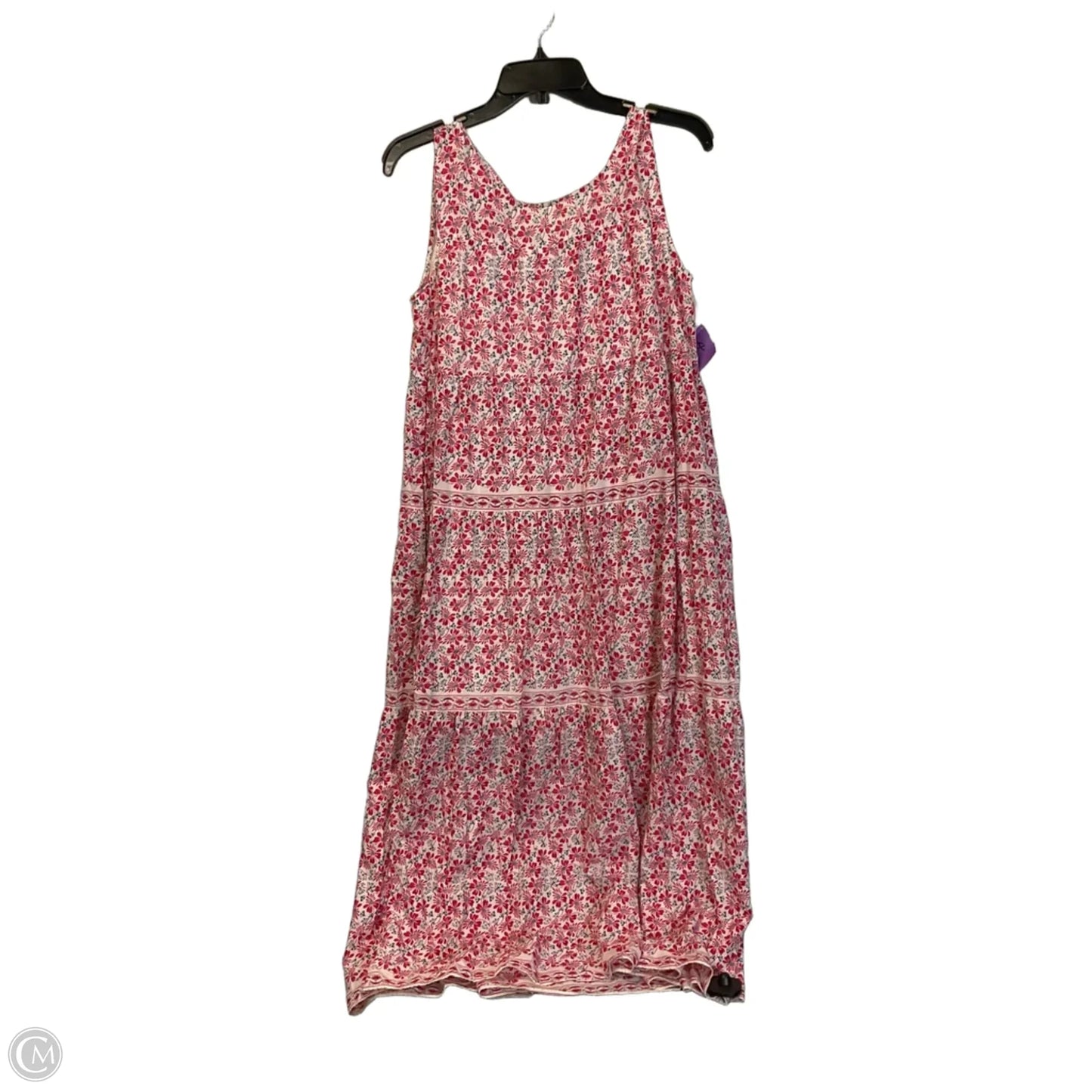 Dress Casual Maxi By Max Studio In Blue & Pink, Size: L