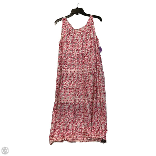 Dress Casual Maxi By Max Studio In Blue & Pink, Size: L