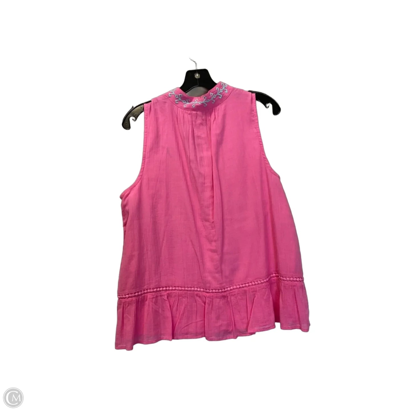 Top Sleeveless By Crown And Ivy In Pink, Size: M