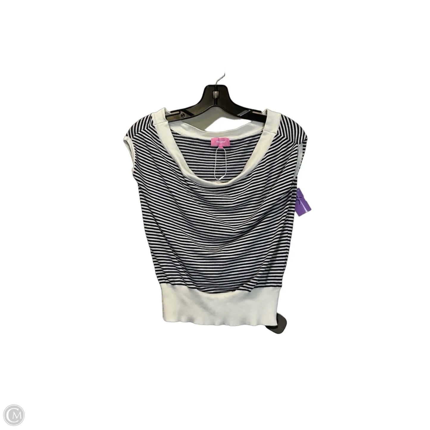 Top Sleeveless By Edikted In Striped Pattern, Size: S