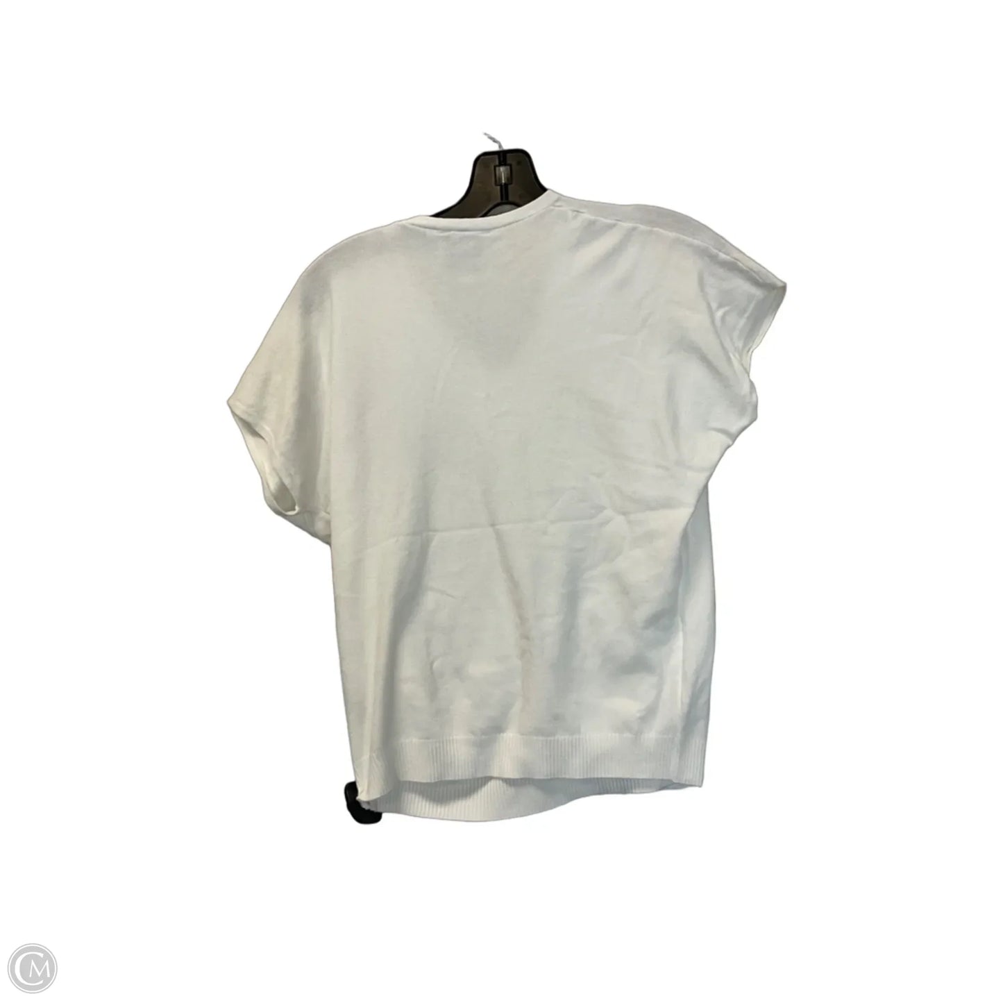 Top Short Sleeve By Milano In White, Size: Xs