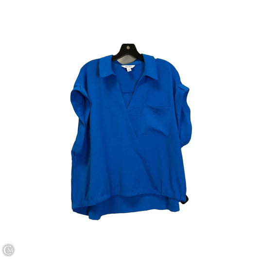 Top Sleeveless By Nine West In Blue, Size: Xxl
