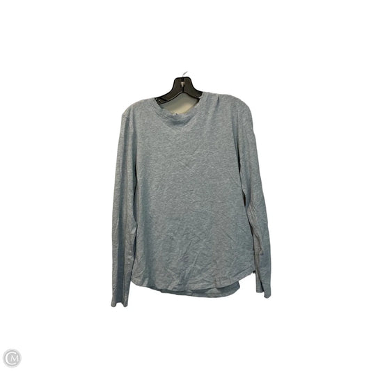 Top Long Sleeve By Lululemon In Grey, Size: 12