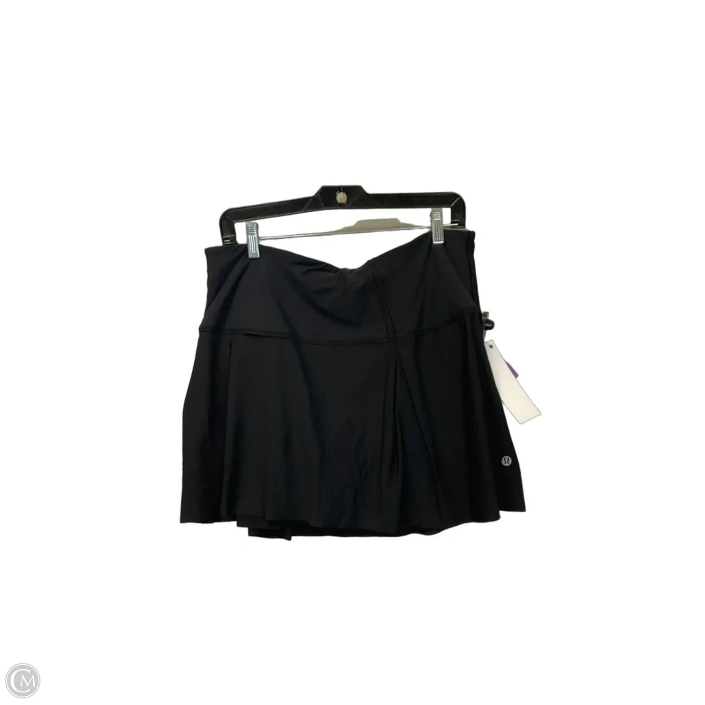 Athletic Skort By Lululemon In Black, Size: 12