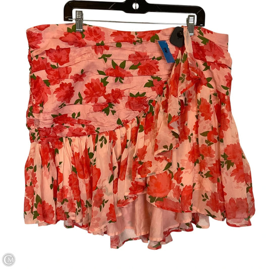 Skirt Midi By Maeve In Orange, Size: 2x