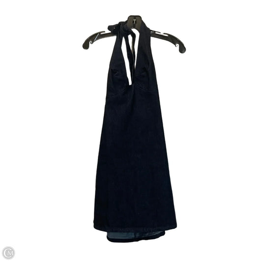 Dress Casual Short By Free People In Blue Denim, Size: M