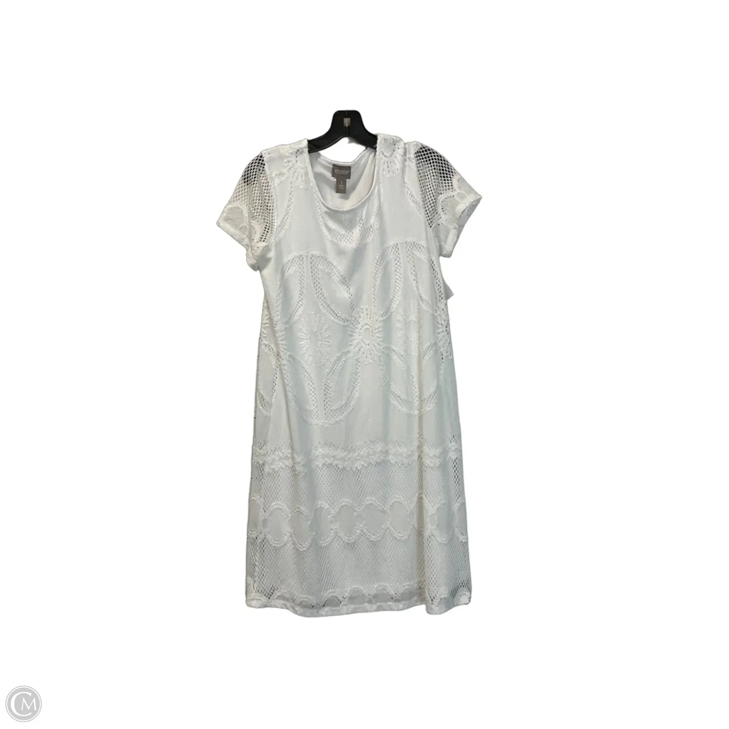 Dress Casual Short By Chicos In White, Size: M