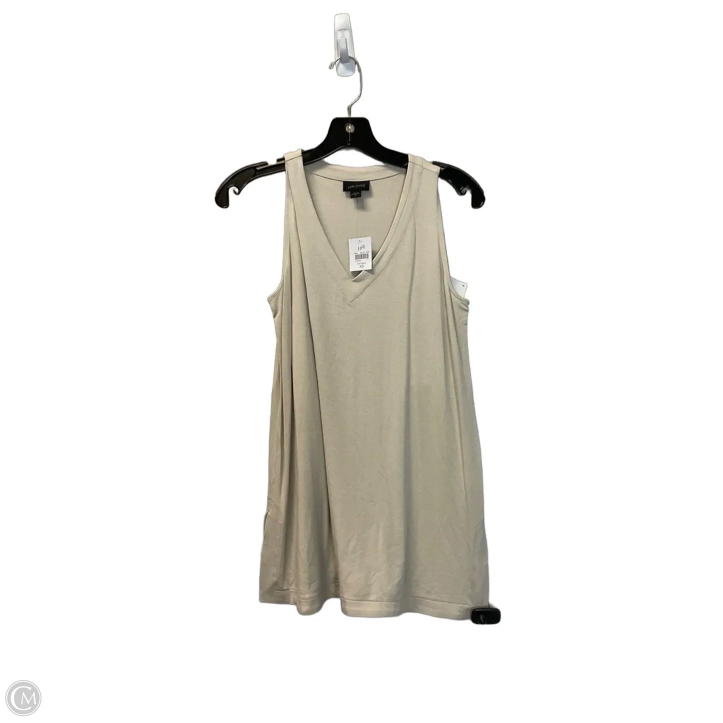 Top Sleeveless Basic By J. Jill In Cream, Size: Xs