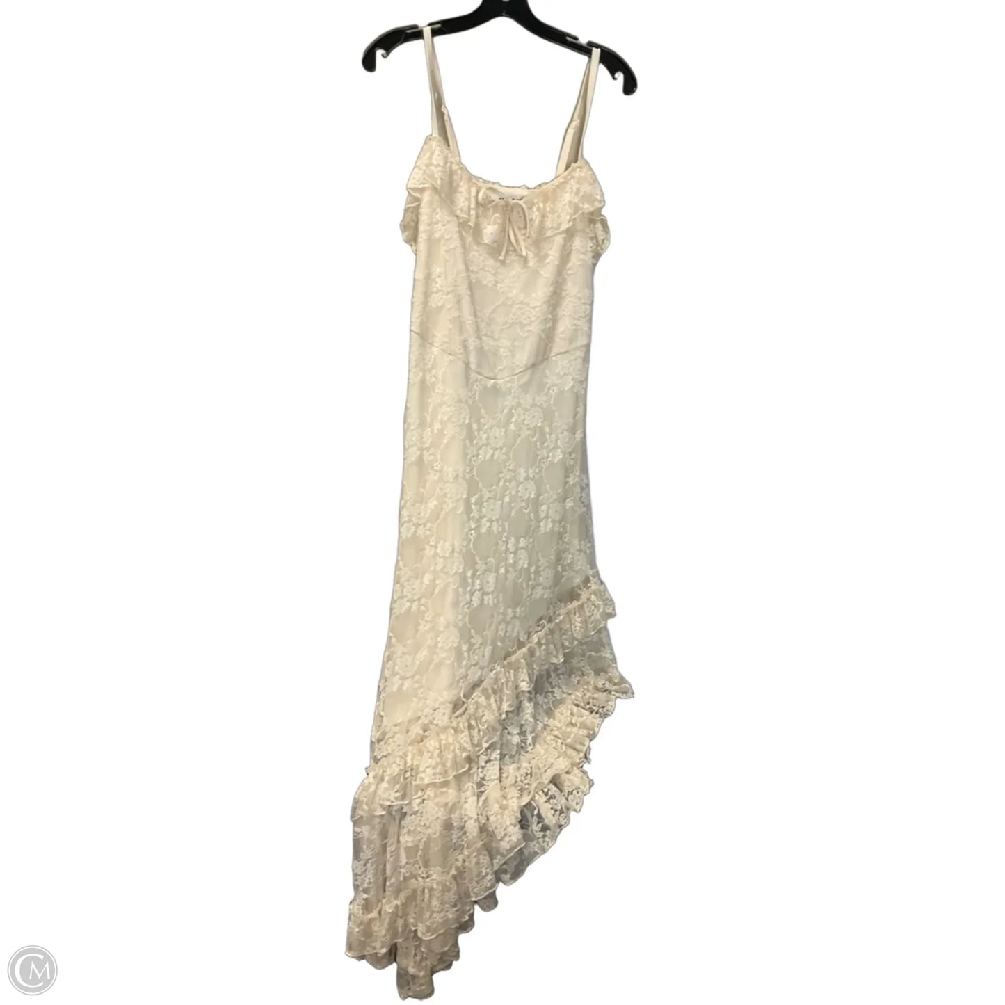 Dress Party Long By Madden Girl In Cream, Size: 1x