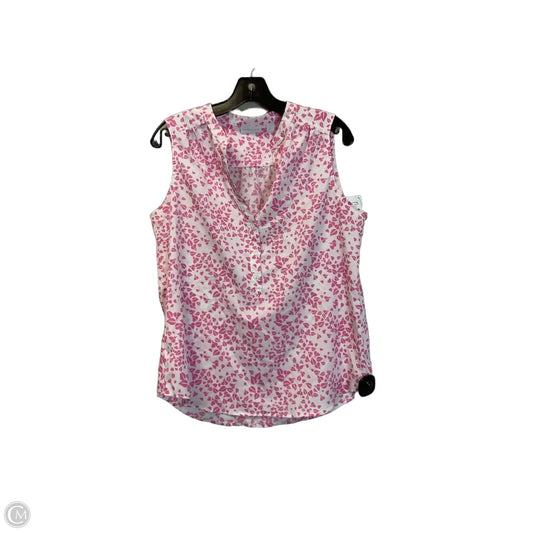Top Sleeveless By New York And Co In Pink, Size: M
