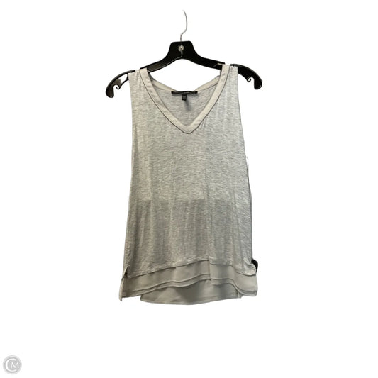 Top Sleeveless Basic By White House Black Market In Grey, Size: Xs