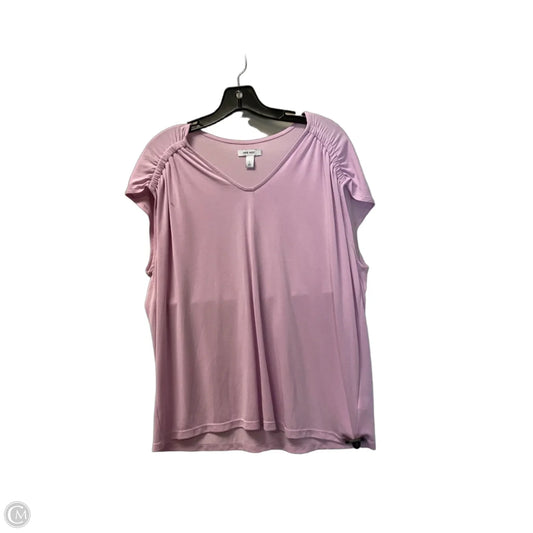 Top Sleeveless By Nine West In Pink, Size: L